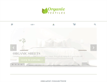 Tablet Screenshot of organictextiles.com